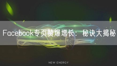 Facebook专页赞爆增长：秘诀大揭秘