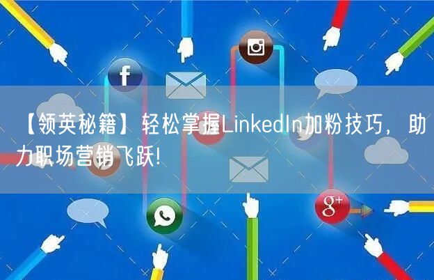 【领英秘籍】轻松掌握LinkedIn加粉技巧，助力职场营销飞跃!