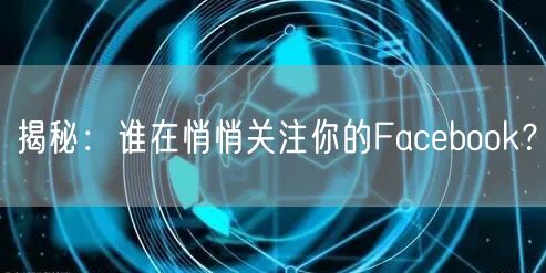 揭秘：谁在悄悄关注你的Facebook？