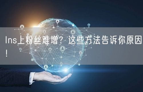 Ins上粉丝难增？这些方法告诉你原因！