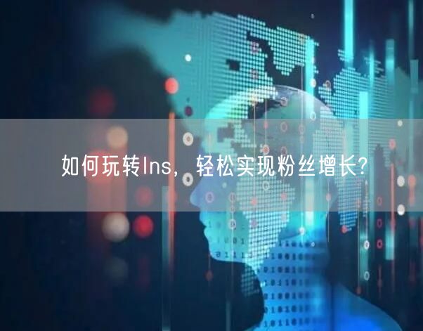 如何玩转Ins，轻松实现粉丝增长?