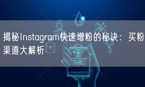 揭秘Instagram快速增粉的秘诀：买粉渠道大解析