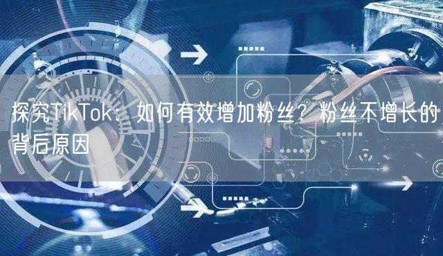 探究TikTok：如何有效增加粉丝？粉丝不增长的背后原因