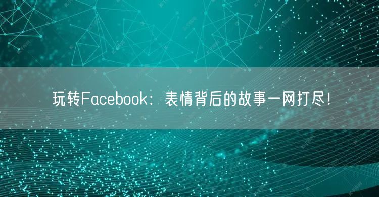 玩转Facebook：表情背后的故事一网打尽！