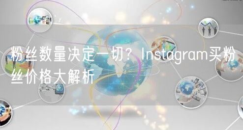 粉丝数量决定一切？Instagram买粉丝价格大解析