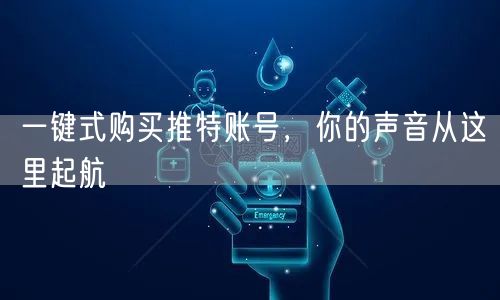 一键式购买推特账号，你的声音从这里起航