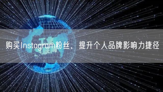 购买Instagram粉丝，提升个人品牌影响力捷径