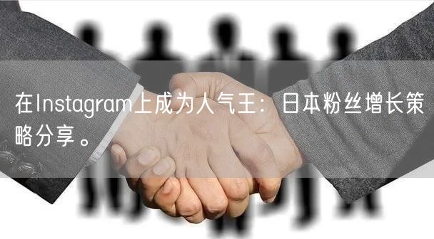 在Instagram上成为人气王：日本粉丝增长策略分享。