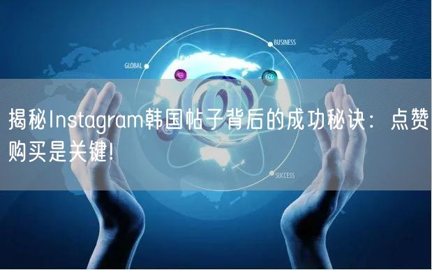 揭秘Instagram韩国帖子背后的成功秘诀：点赞购买是关键