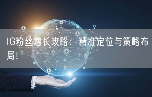 IG粉丝增长攻略:精准定位与策略布局!