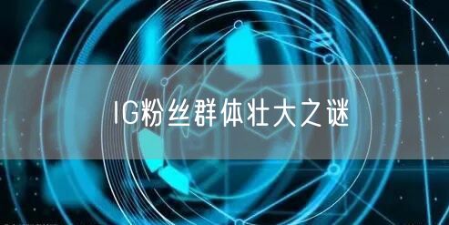 IG粉丝群体壮大之谜