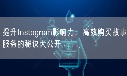 提升Instagram影响力：高效购买故