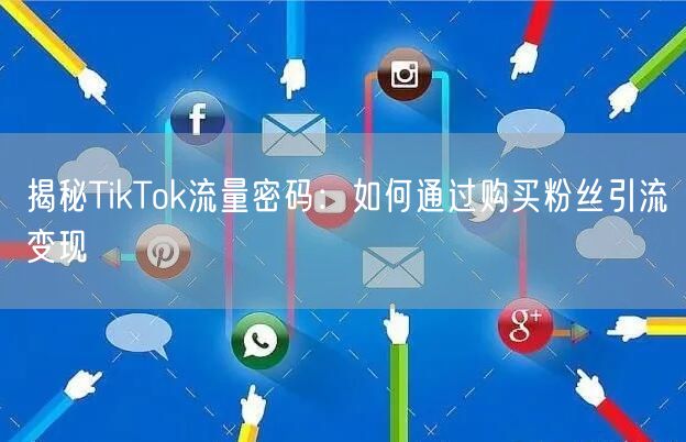 揭秘TikTok流量密码：如何通过购买粉