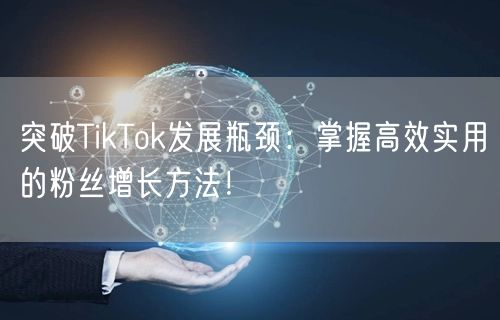 突破TikTok发展瓶颈：掌握高效实用的