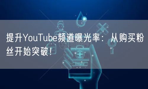提升YouTube频道曝光率：从购买粉丝