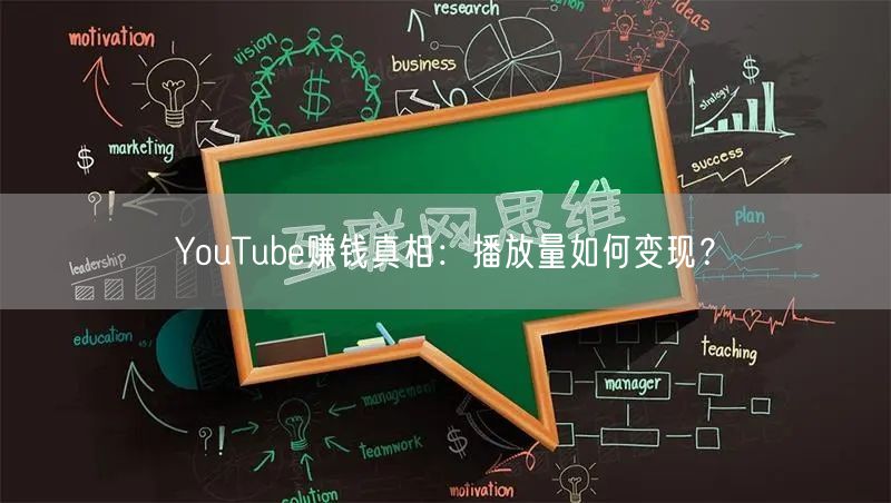 YouTube赚钱真相：播放量如何变现？