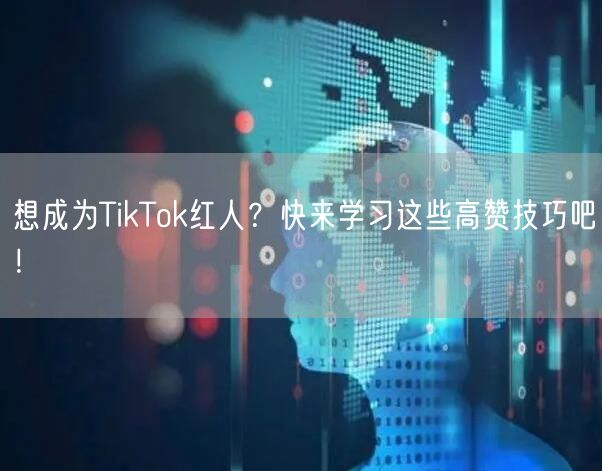 想成为TikTok红人？快来学习这些高赞技巧吧！