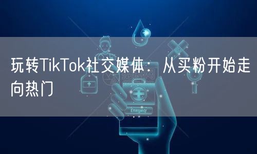 玩转TikTok社交媒体:从买粉开始走向热门