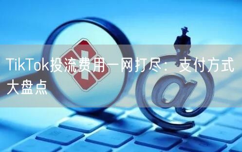 TikTok投流费用一网打尽：支付方式大盘点