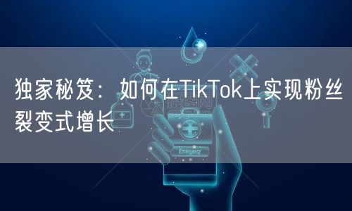 独家秘笈：如何在TikTok上实现粉丝裂变式增长