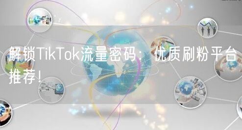 解锁TikTok流量密码：优质刷粉平台推荐！