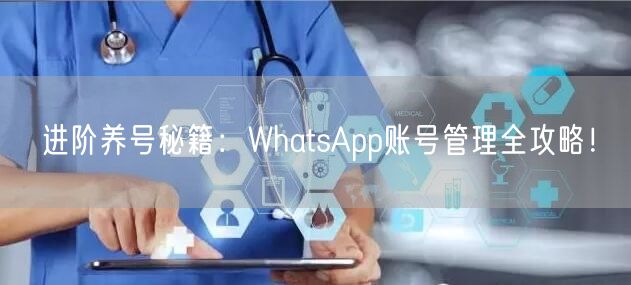 进阶养号秘籍：WhatsApp账号管理全